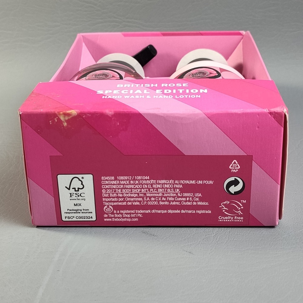 The Body Shop British Rose Hand Wash & Hand Lotion Special Edition Gift Set - Picture 6 of 8